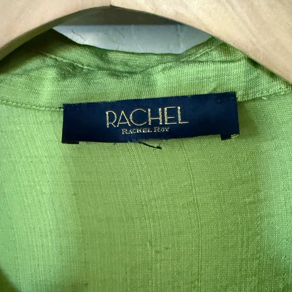 Rachel Roy|Faux wrap Drapey long sleeve blouse,high low style••• - Picture 8 of 12